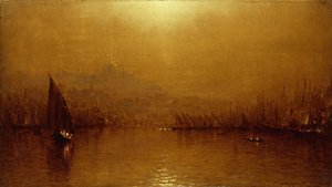 Złoty Róg, autorstwa Sanford Robinson Gifford