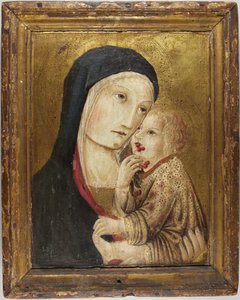Madonna mit Kind autorstwa Sano di Pietro