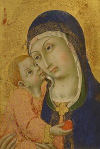 Madonna z Dzieciątkiem — Sano Di Pietro (1406-1481)