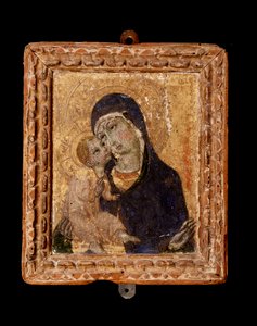 Dziewica z dzieckiem (Malarstwo autorstwa Sano di also Ansano di Pietro di Mencio Pietro
