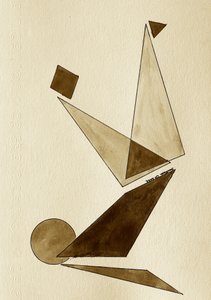 Balansująca figura geometryczna autorstwa Santhosh ch