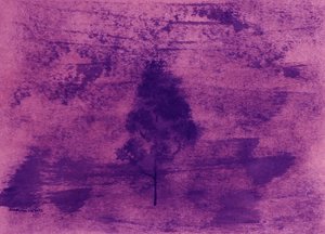 Marzycielski purpurowy krajobraz autorstwa Santhosh ch