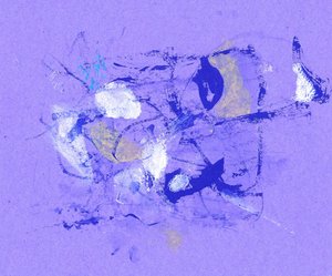 Ekspresyjna fioletowa abstrakcja autorstwa Santhosh ch
