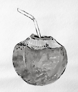 Tropikalny napój kokosowy autorstwa Santhosh ch