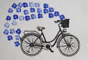 Kapryśne kwiaty rowerowe autorstwa Santhosh ch