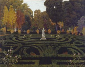 Stary Faun autorstwa Santiago Rusiñol