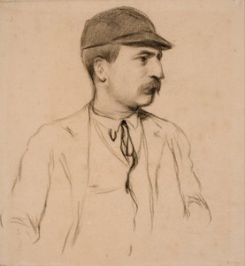 Portret Genisa Muntanera autorstwa Santiago Rusiñol