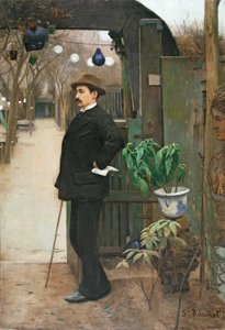 Portret Miquela Utrillo autorstwa Santiago Rusiñol