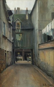 Carrer de Rouen autorstwa Santiago Rusinol i Prats