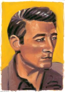 Louis MacNeice, 2008 (olej na papierze) autorstwa Sara Hayward
