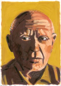 Pablo Picasso, 2008 (olej na papierze)