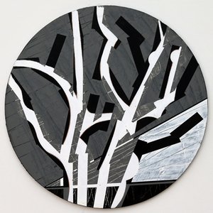 Twixt Heaven & Earth VII-B (akryl na okrągłej tablicy) autorstwa Sara Hayward