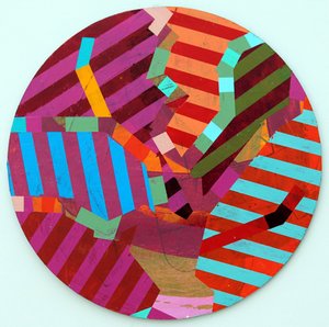Twixt Heaven & Earth VIII-A (akryl na okrągłej tablicy) autorstwa Sara Hayward