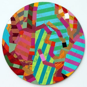 Twixt Heaven & Earth X-A (akryl na okrągłej tablicy) autorstwa Sara Hayward