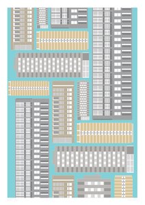 Modern Block, 2014 (grafika drukowana giclee)