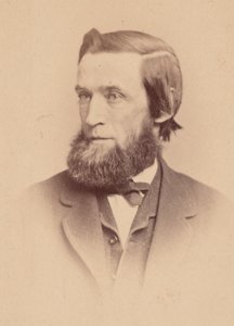 Portret Huberta Ansona Newtona 1830-1896, 1870-1877. autorstwa Sarony and Co