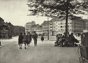 Berlin: Bulow-Platz (zdjęcie czarno-białe) autorstwa Sasha Stone