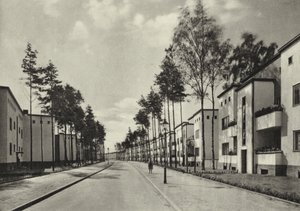 Berlin: kolonia Fischtalgrund (zdjęcie czarno-białe) autorstwa Sasha Stone