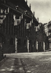 Berlin: Kościół Mariacki; Mariacki (zdjęcie czarno-białe) autorstwa Sasha Stone