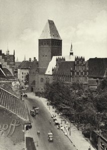 Berlin: Muzeum Markisches (zdjęcie czarno-białe) autorstwa Sasha Stone
