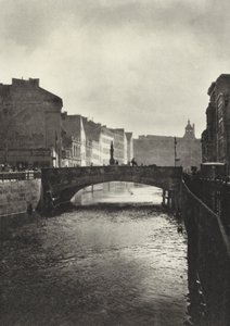 Berlin: Rossstrassen-Brucke (zdjęcie czarno-białe) autorstwa Sasha Stone