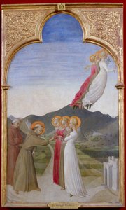 Mistyczne małżeństwo św. Franciszka z Asyżu, 1444