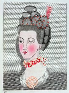 Sztuka Fryzjerstwa w Paryżu, 1767 autorstwa Sauveur Legros or Le Gros