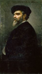 Autoportret, Saverio Francesco Altamura (1822-1897), olej na płótnie