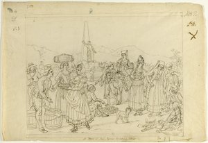 Scena rynkowa autorstwa Saverio della Gatta