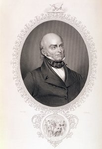 John Quincy Adams, z „Historii Stanów Zjednoczonych”, tom. II, autorstwa Charlesa Mackay