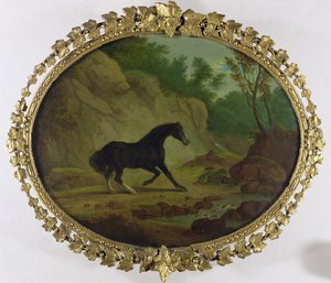 Koń przestraszony przez węża, 1792 autorstwa Sawrey Gilpin