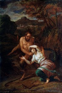 Pan i nimfa Syrinx, XVII wiek