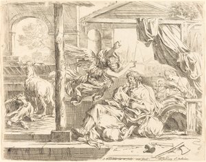 Sen św. Józefa autorstwa Sébastien Bourdon