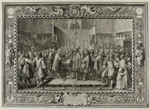 Odnowienie sojuszu między Francuzami a Szwajcarami w 1663 r.