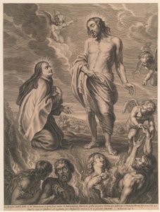 H. Theresia wstawia się za Bernardino de Mendoza autorstwa Schelte Adamsz. Bolswert