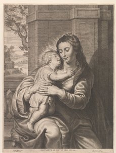 Maryja z dzieckiem autorstwa Schelte Adamsz. Bolswert