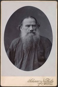 Lew Tołstoj, rosyjski pisarz, 1900 autorstwa Scherer Nabholz and Co