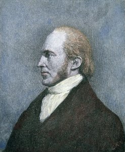 Aaron Burr (1756-1836) (kolorowy grawerunek) autorstwa School American