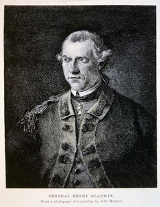 Generał Henry Gladwin, z fotografii obrazu Johna Hollanda (lito) autorstwa School American