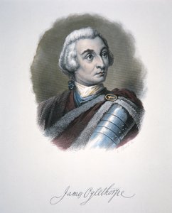 James Edward Oglethorpe (kolor lito) autorstwa School American
