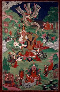 Odcinek z życia Buddy: fryzura. Gobelin. Paryż, Muzeum Guimet, Narodowe Muzeum Sztuki Azjatyckiej autorstwa School Asian