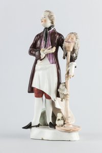 Stylistka, figura męska (porcelana)