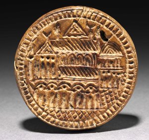 Forma do Chleba Eulogia (Błogosławieństwo), 600s-900s (drewno)