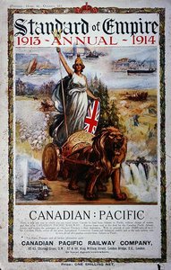Reklama na okładce Standard of Empire Annual 1913-14 (kolor lito)