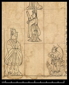 Almanach dla AD 978, Dunhuang Mogao, Chiny, ok. 978 (atrament na papierze) autorstwa School Chinese