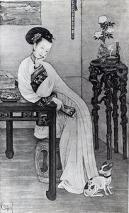 Cesarzowa Wdowa Cixi (lito) autorstwa School Chinese