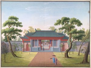 Świątynia Honam — brama wejściowa autorstwa School Chinese