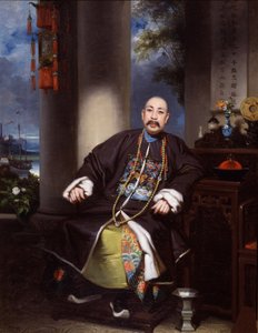 Portret Mouqua, Lamqua, ok. 1840 (olej na płótnie) autorstwa School Chinese