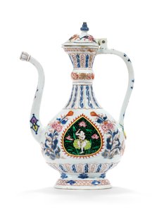 Dzbanek Rose-Imari i nakładka na rynek bliskowschodni, II ćw. XVIII w. (ceramika) autorstwa School Chinese