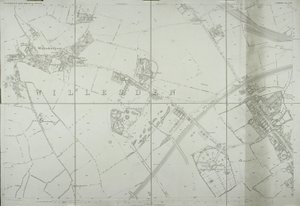 Mapa Willesden, Londyn (lito) autorstwa School English